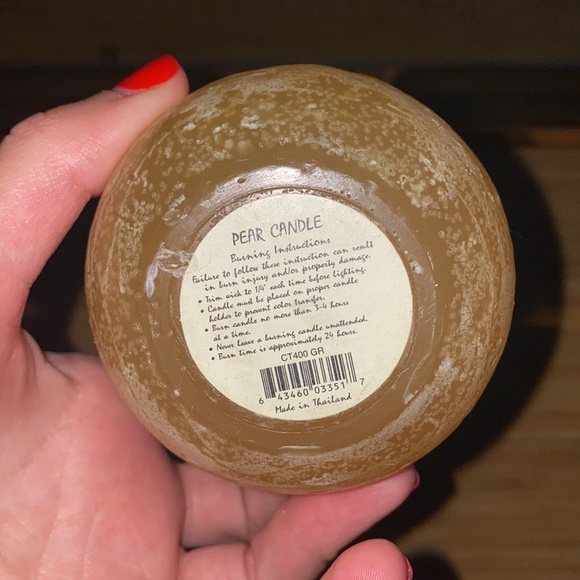 SIMON PEARCE Pear Candle - Picture 3 of 3